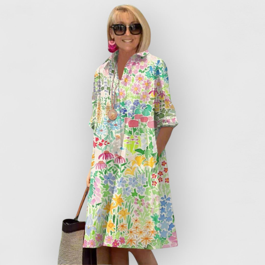 Nailea - Premium Floral Dress