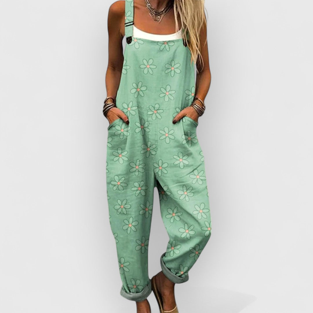 Ada - Vintage Floral Jumpsuit