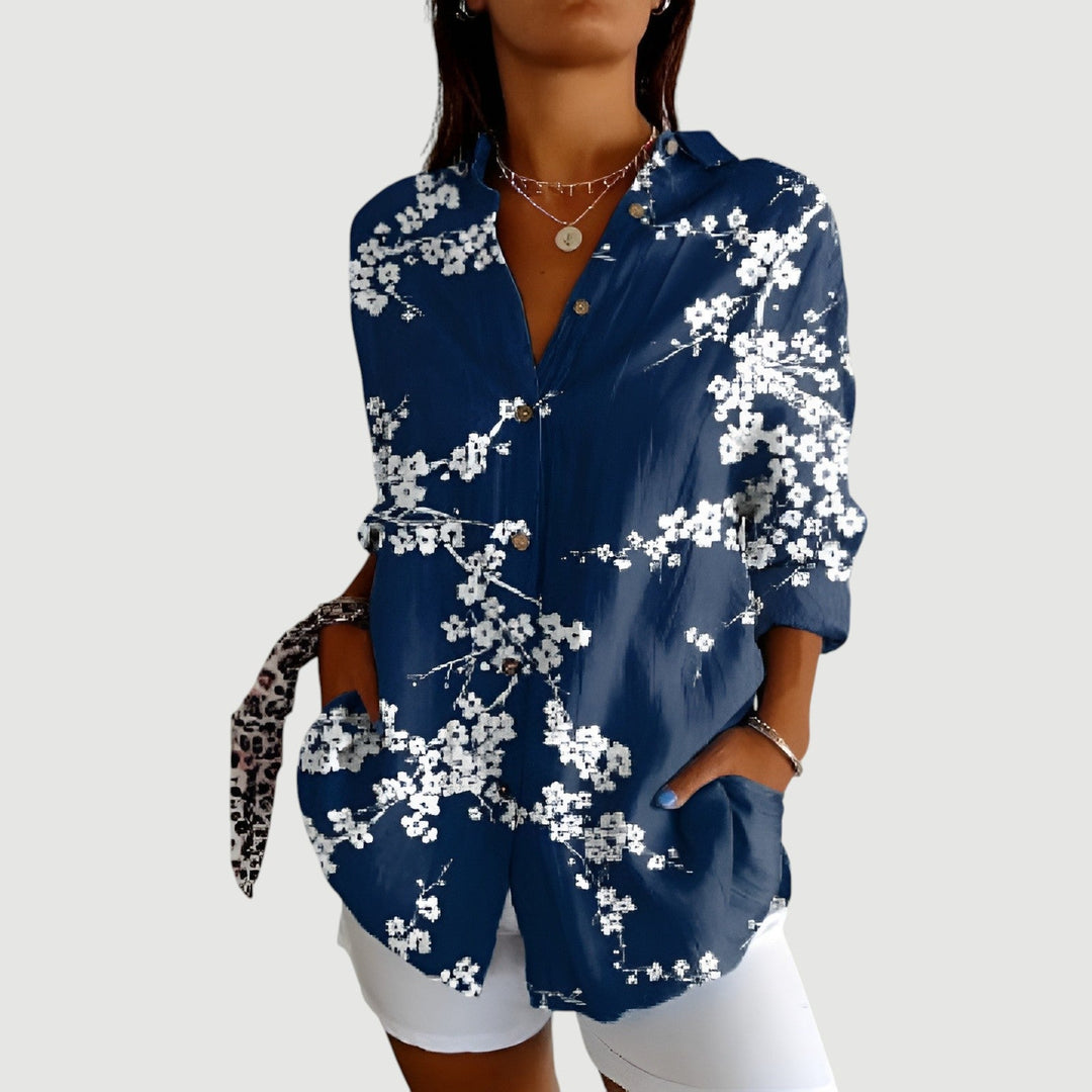Viola - Blouse With Colorful Design
