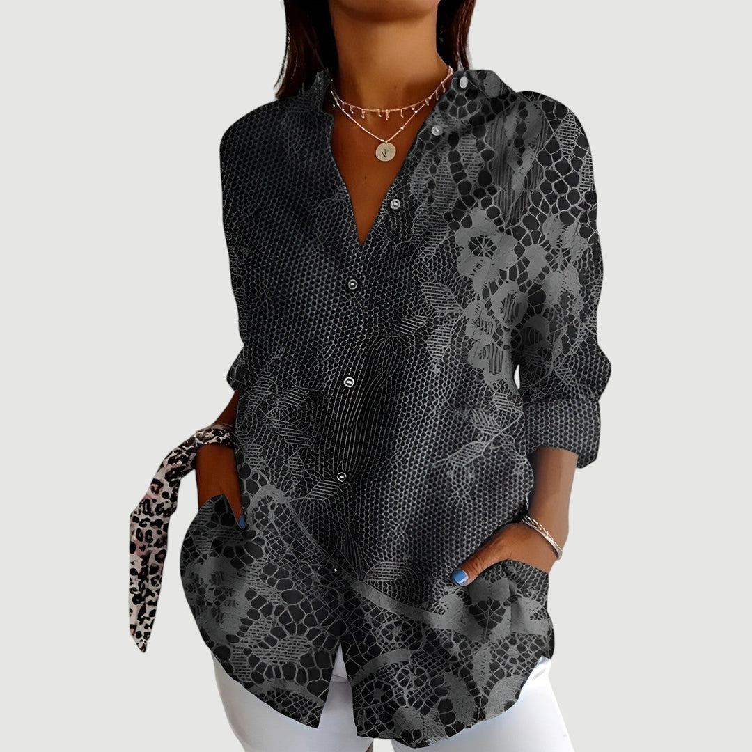 Mathilde - Blouse With Colorful Design