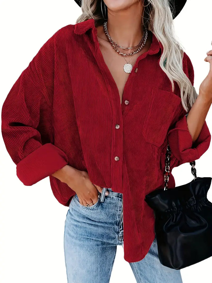 Irmela - Long Sleeve Button Shirt