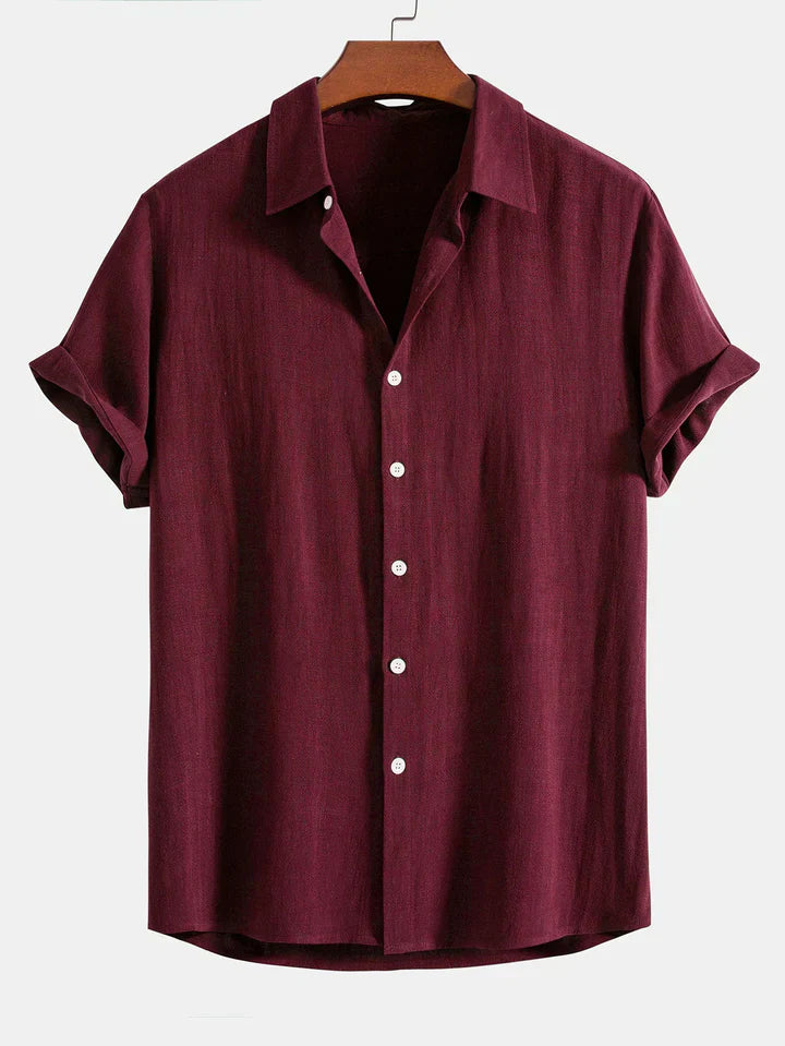 Booker - Linen Blend Shirt With Straight Trouser