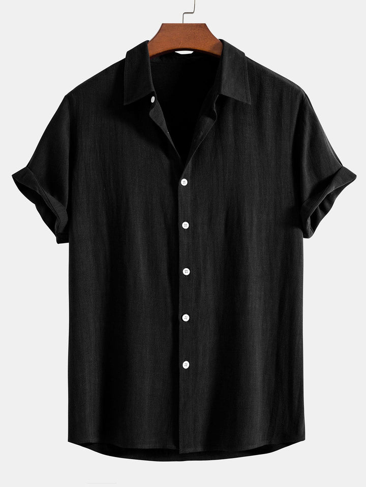 Booker - Linen Blend Shirt With Straight Trouser