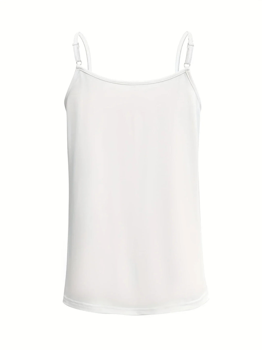 Juna - Elegant Sleeveless Lace Top With V Neck