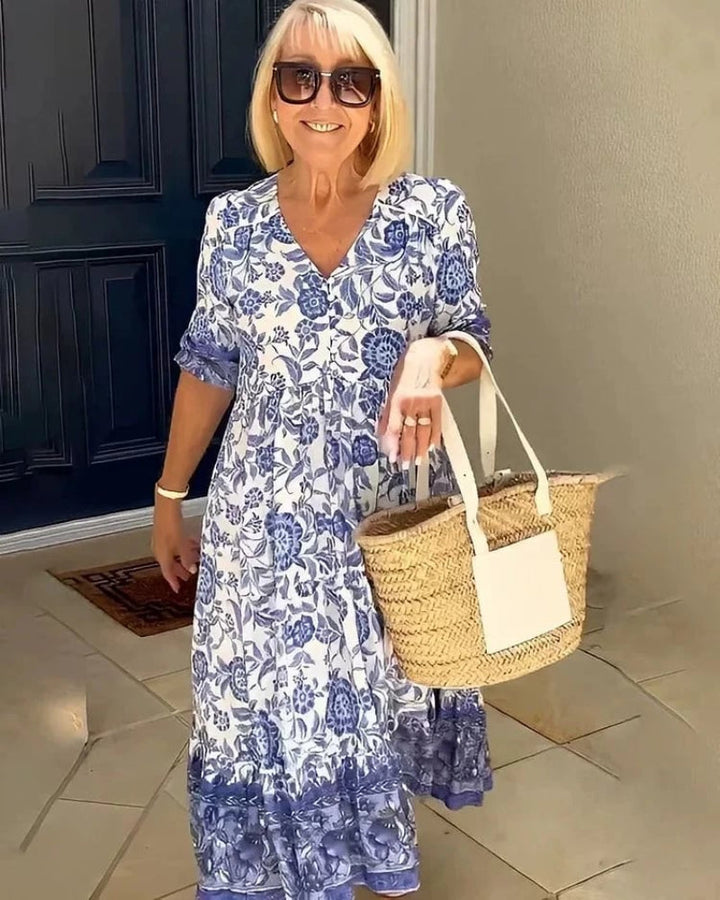 Nia™ | Elegant cotton summer dress