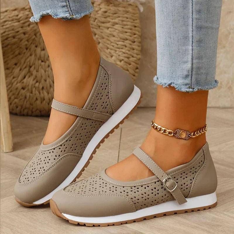 Jewell - Breathable Orthopedic Leather Shoes