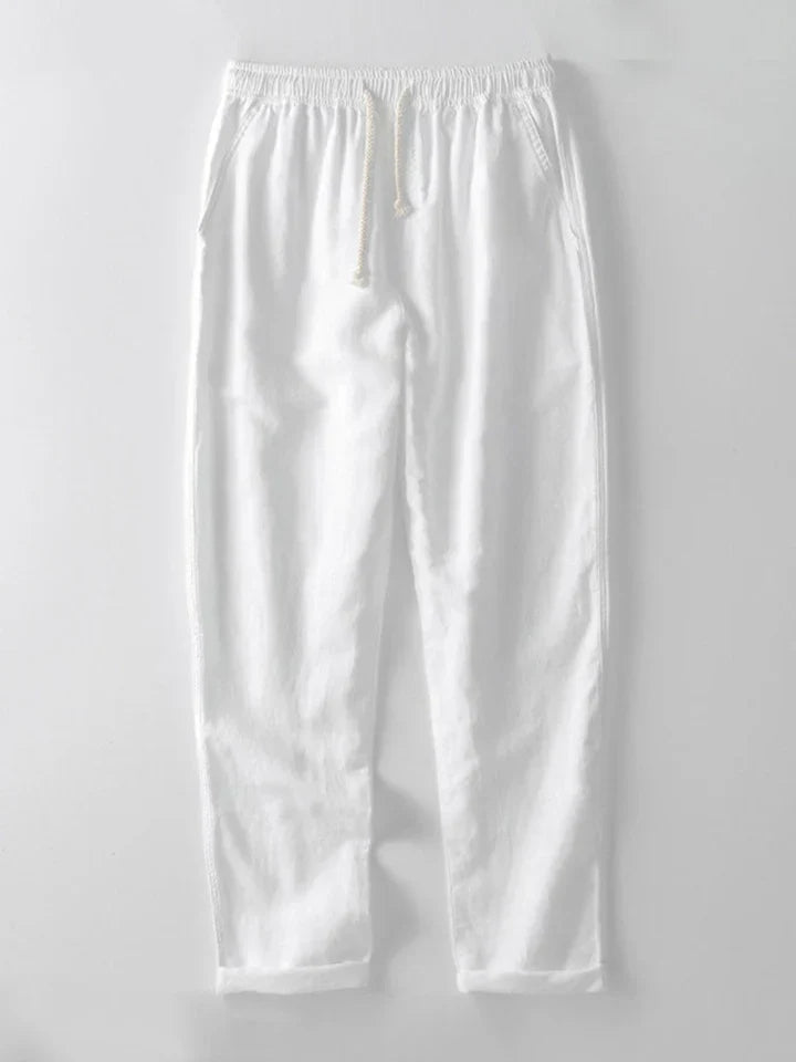 Booker - Linen Blend Shirt With Straight Trouser