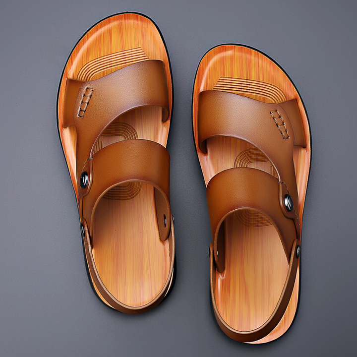Bryon - Avenwood Leather Sandals