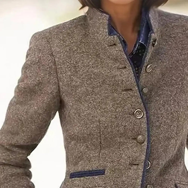 Nilja - Casual Long Sleeve Blazer With Buttons