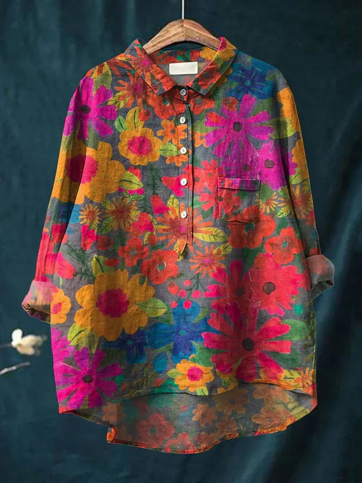 Jolanda - Classic Floral Blouses