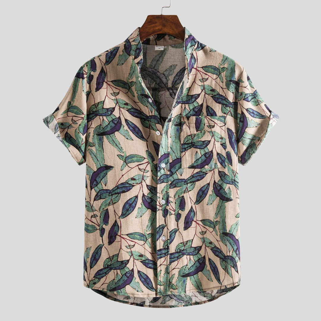 Lachlan - Stylish T-Shirt With Buttons