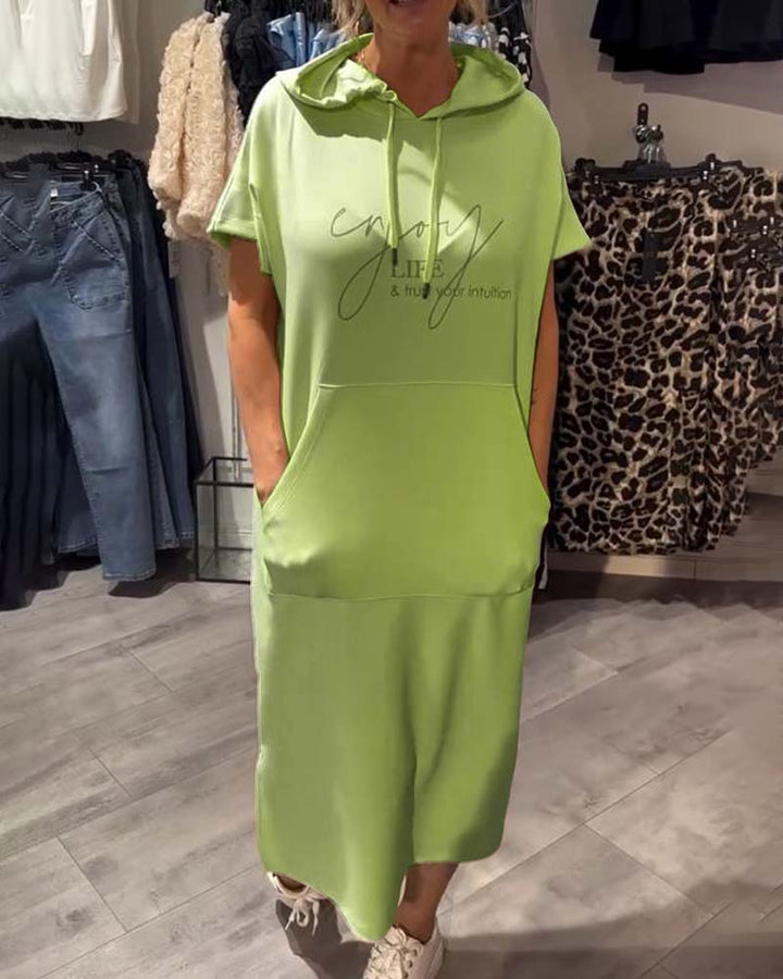 Nadia - Elegant Dress With Hood