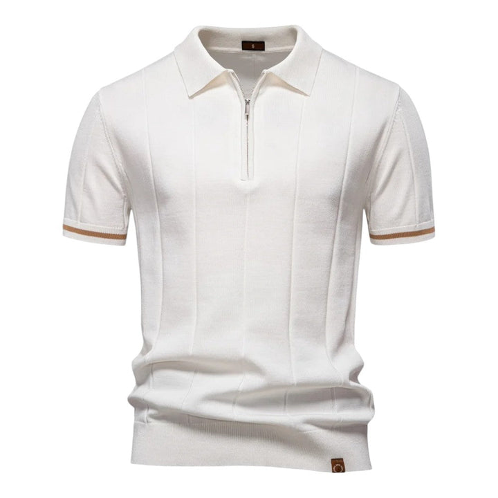 Johncena - Casual Atheletic Zipper Polo Shirt