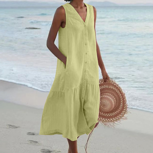 Maira - Summer V Neck Dress