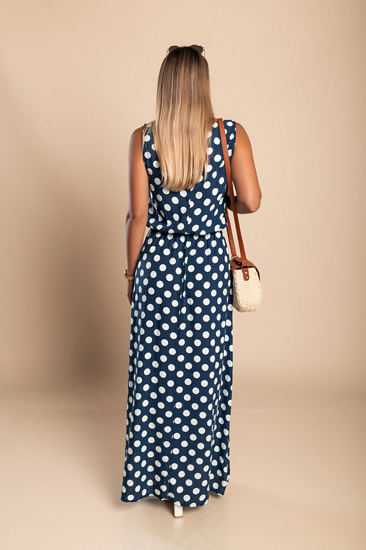 Lyna - Polka Dot Maxi Dress