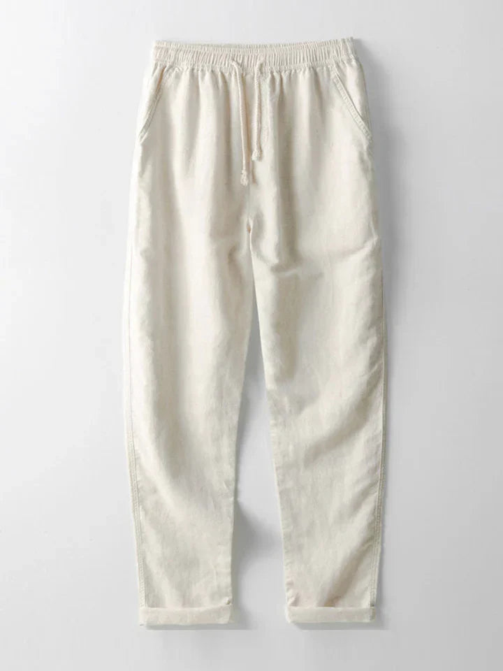 Booker - Linen Blend Shirt With Straight Trouser