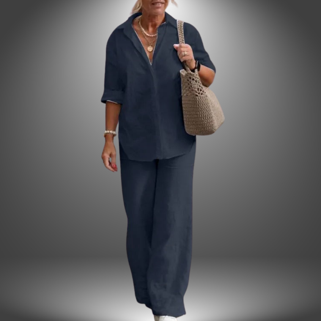 Ismini - Handmade Cotton Shirt and Pant