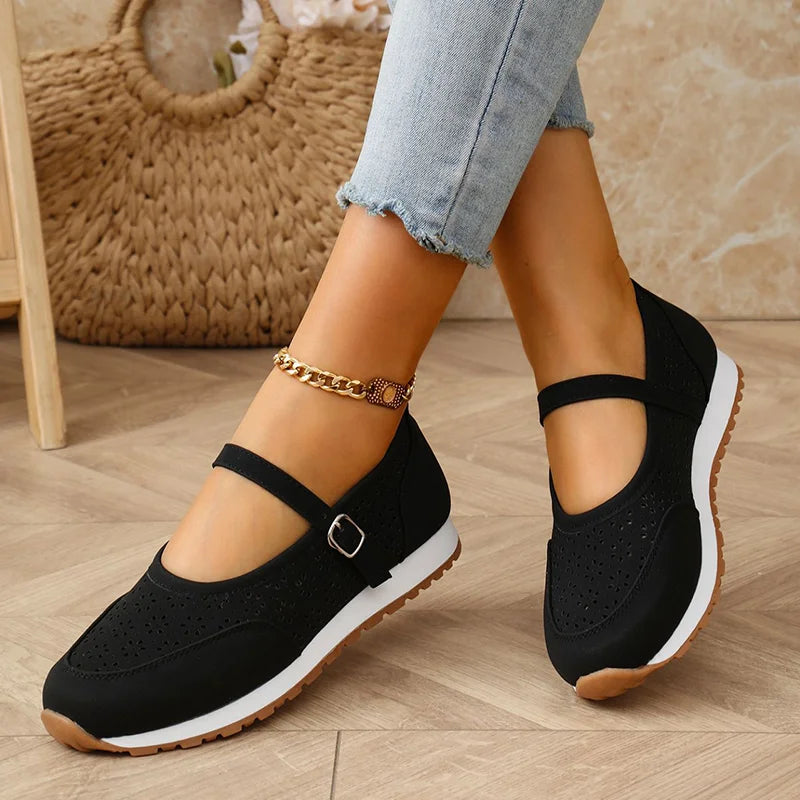 Jewell - Breathable Orthopedic Leather Shoes