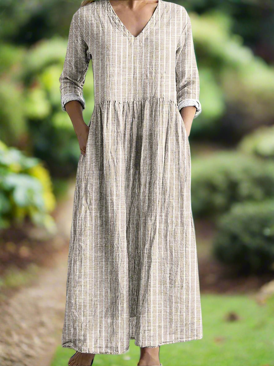 Gregoria - Casual Striped Dress