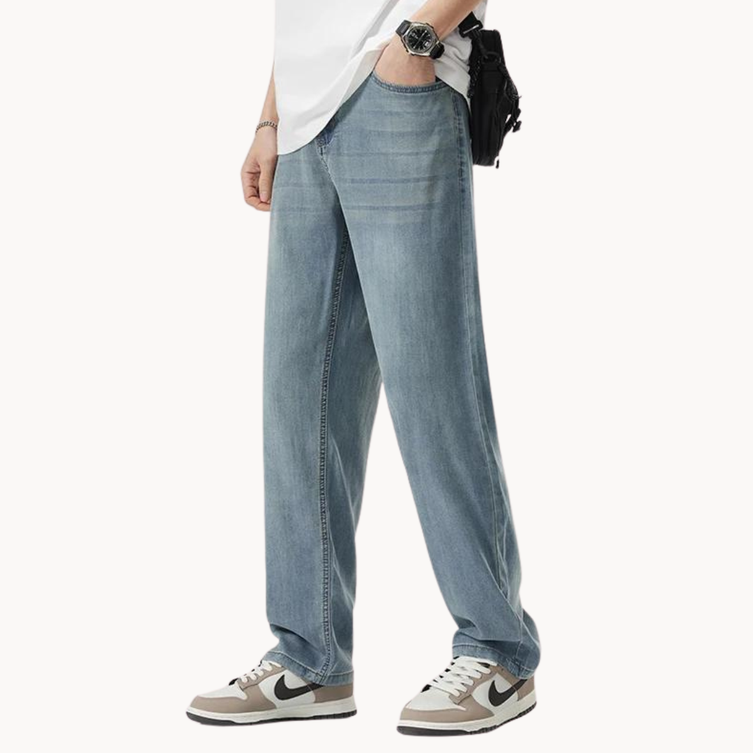 Teofilo - Stylish Wide Leg Pant