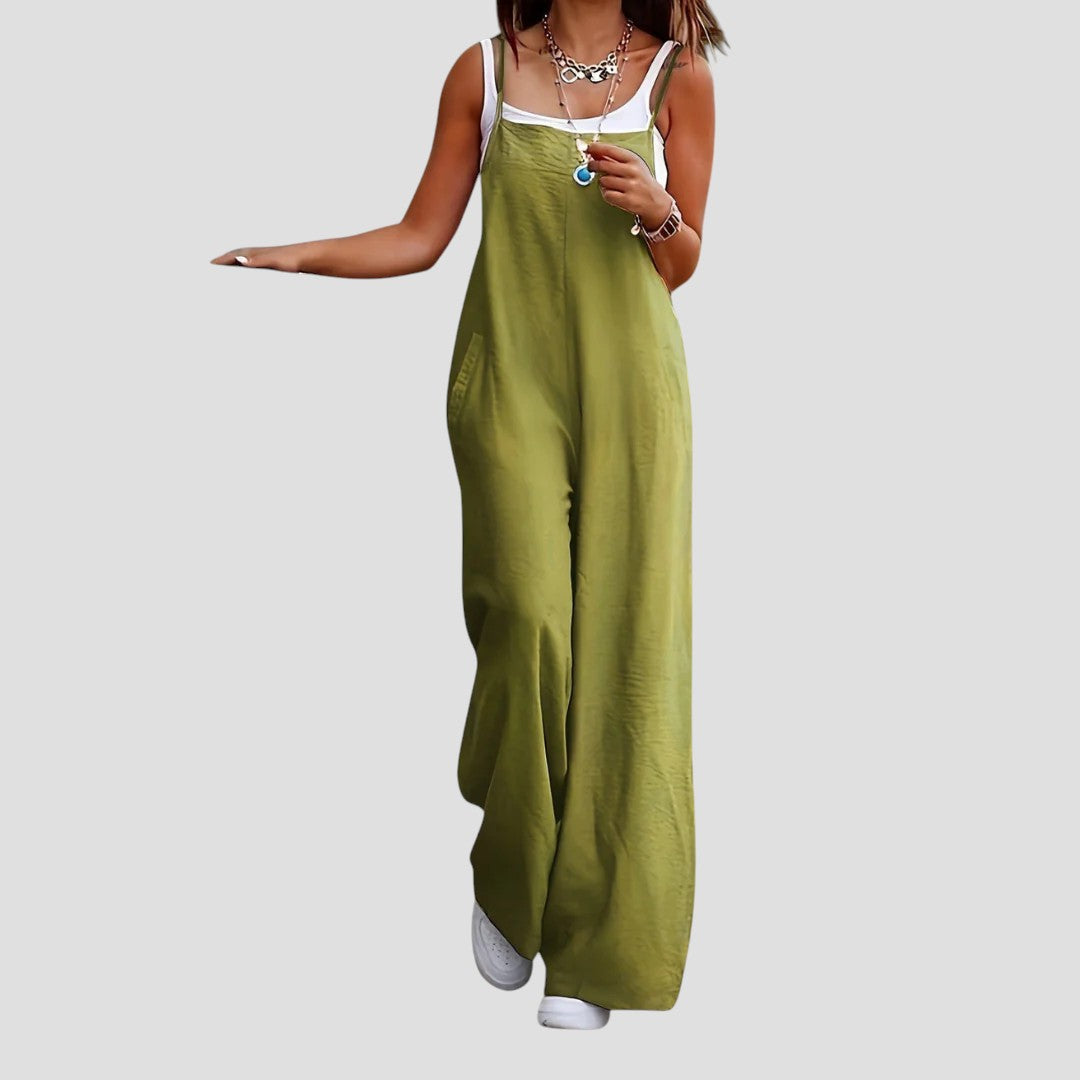 Lawanda - Sleeveless Loose Overalls