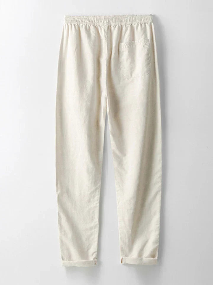 Booker - Linen Blend Shirt With Straight Trouser