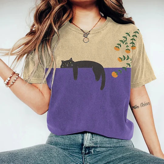 Nitsa - Elegant Spring T Shirt With Print