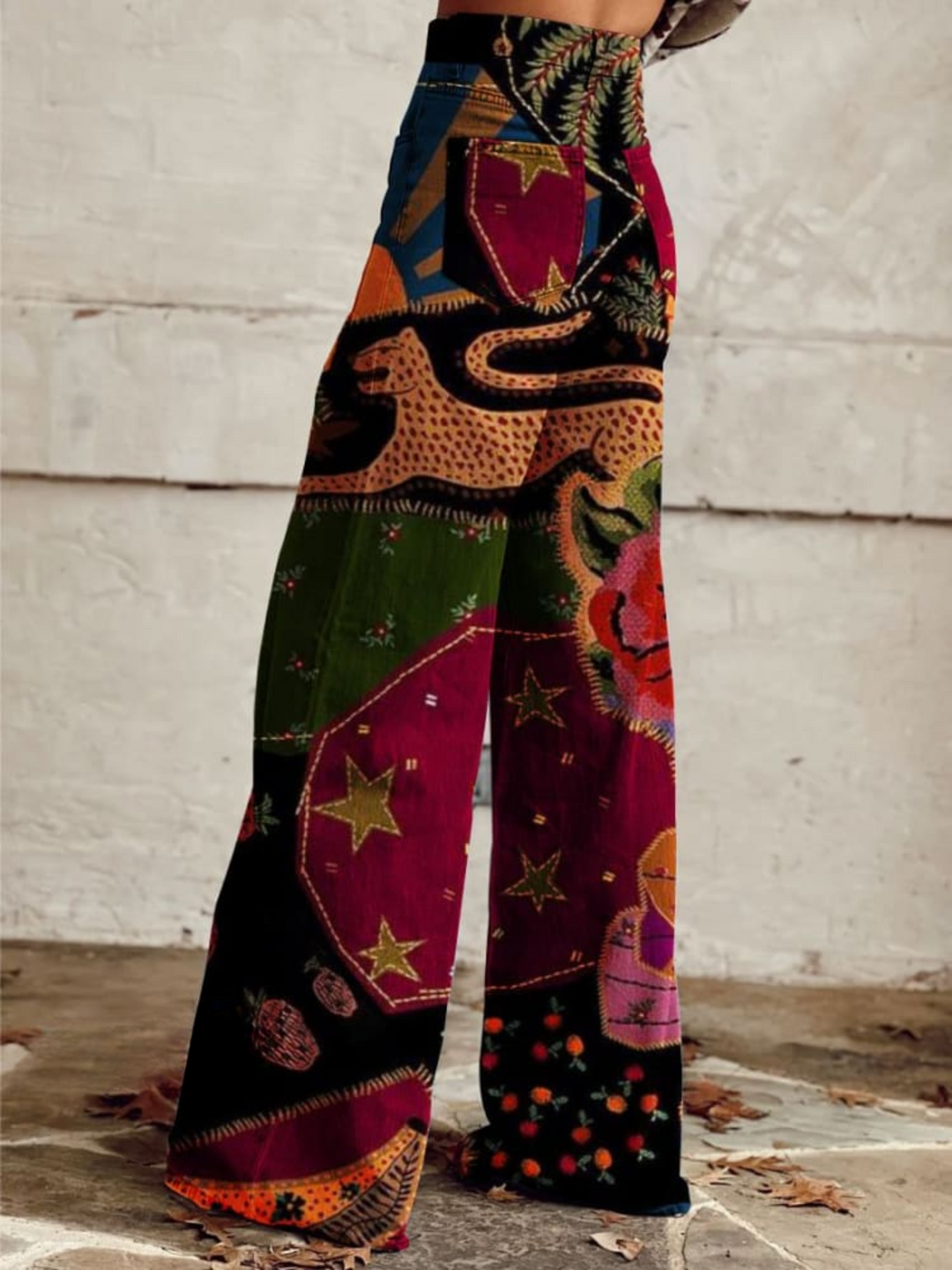 Gallegos - Boho Retro Stylish Vintage Trousers