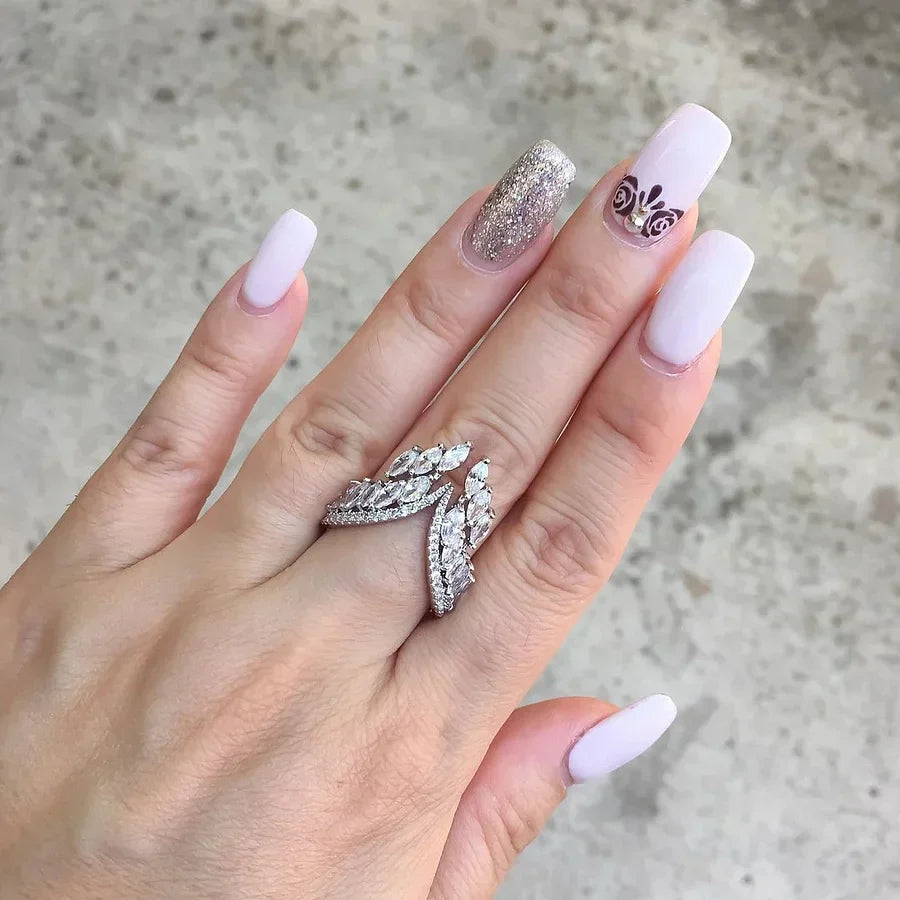 Evita - Angel Wings Bracelet and Ring