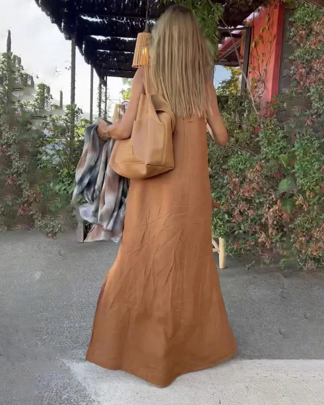 Galilea - Linen Blend Long Dress