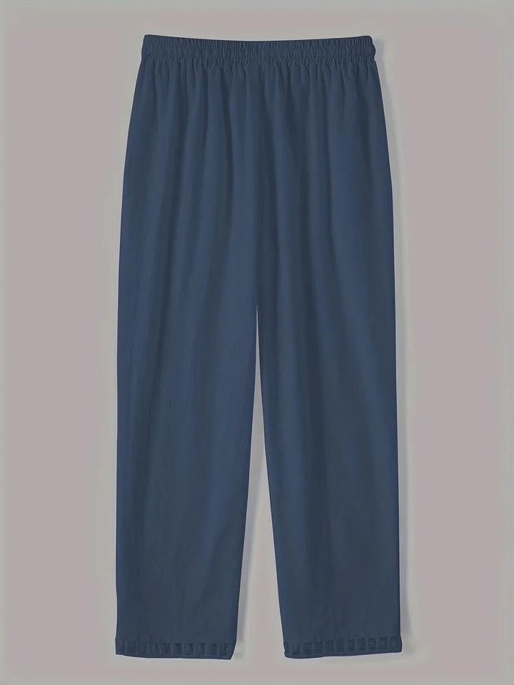 Tracey - Contrast Trim Cropped Pants