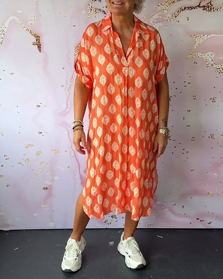 Dini - Stylish Dress With V Neck