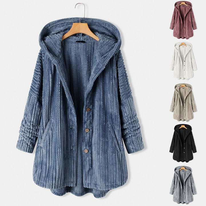 Manuela™ - Winter coat with lapels
