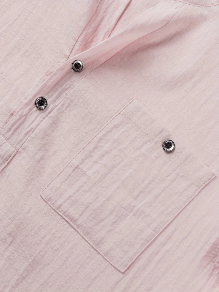 Markos - Casual Short Sleeve Shirt With Button