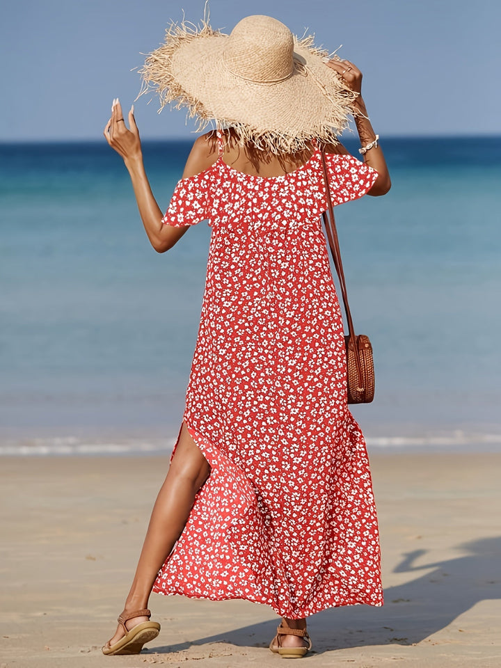 Consuelo - Off Shoulder Dress With Floral Print