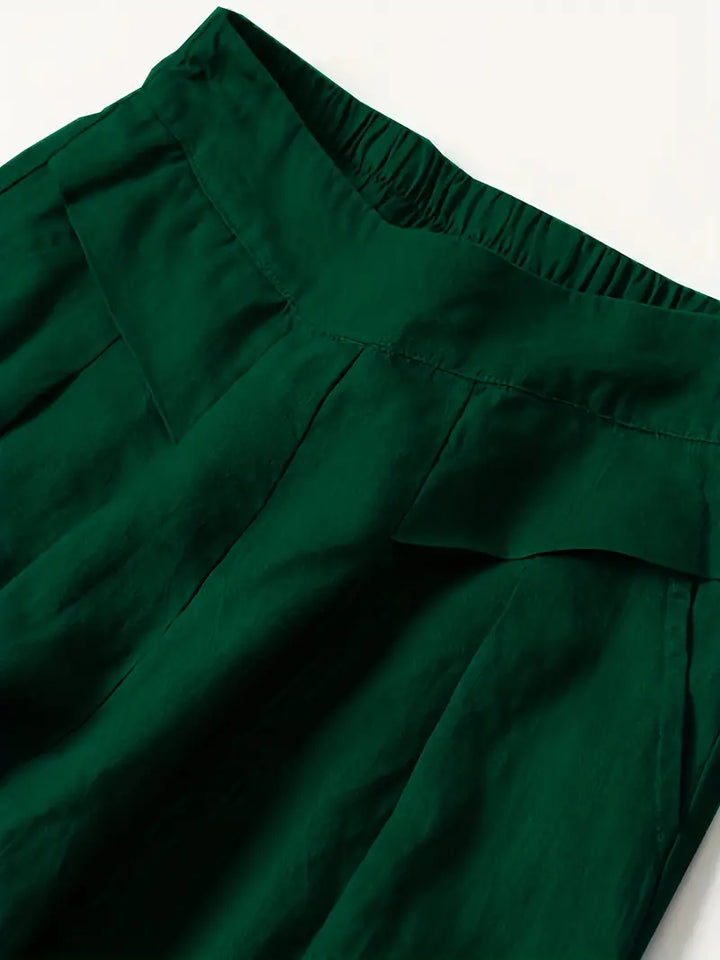Anina - Linen Wide Leg Pant