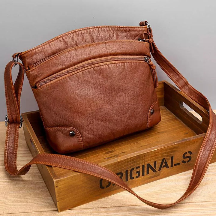 Mia™ Vintage Charm | Crossbody Leather Bag