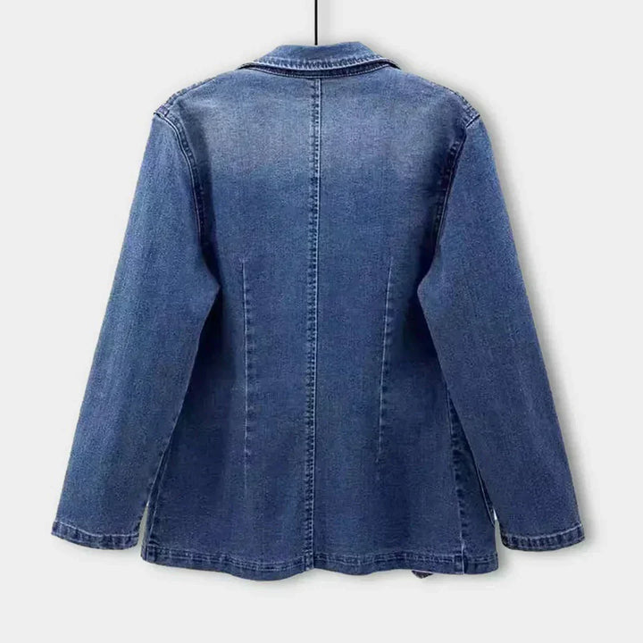 Bogumiła - Stylish Denim Blazer