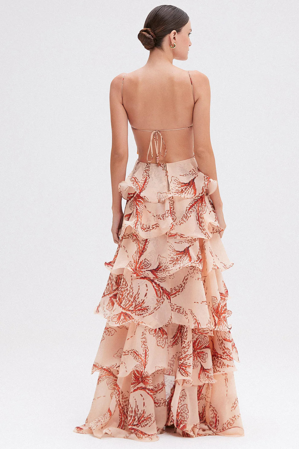 Ameliah - Stylish Sleeveless Ruffled Dress