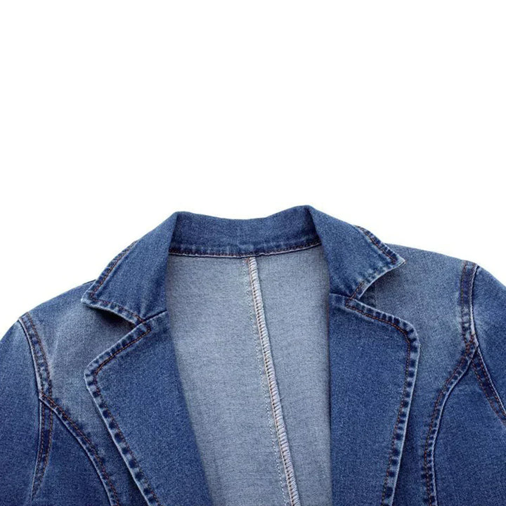 Bogumiła - Stylish Denim Blazer
