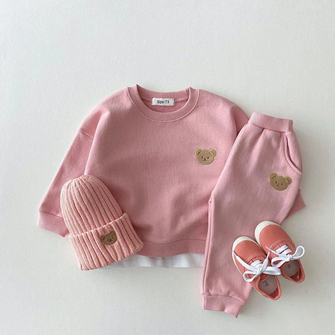 Naiara - Stylish Bear Print Clothes Set