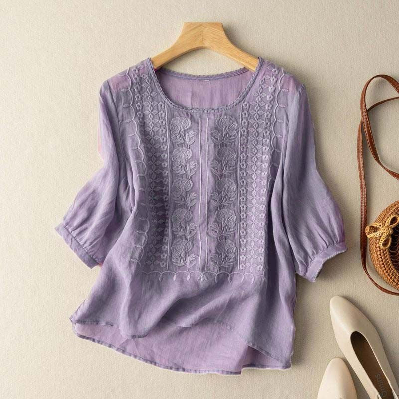 Litsa - Casual Short Sleeve Shirt