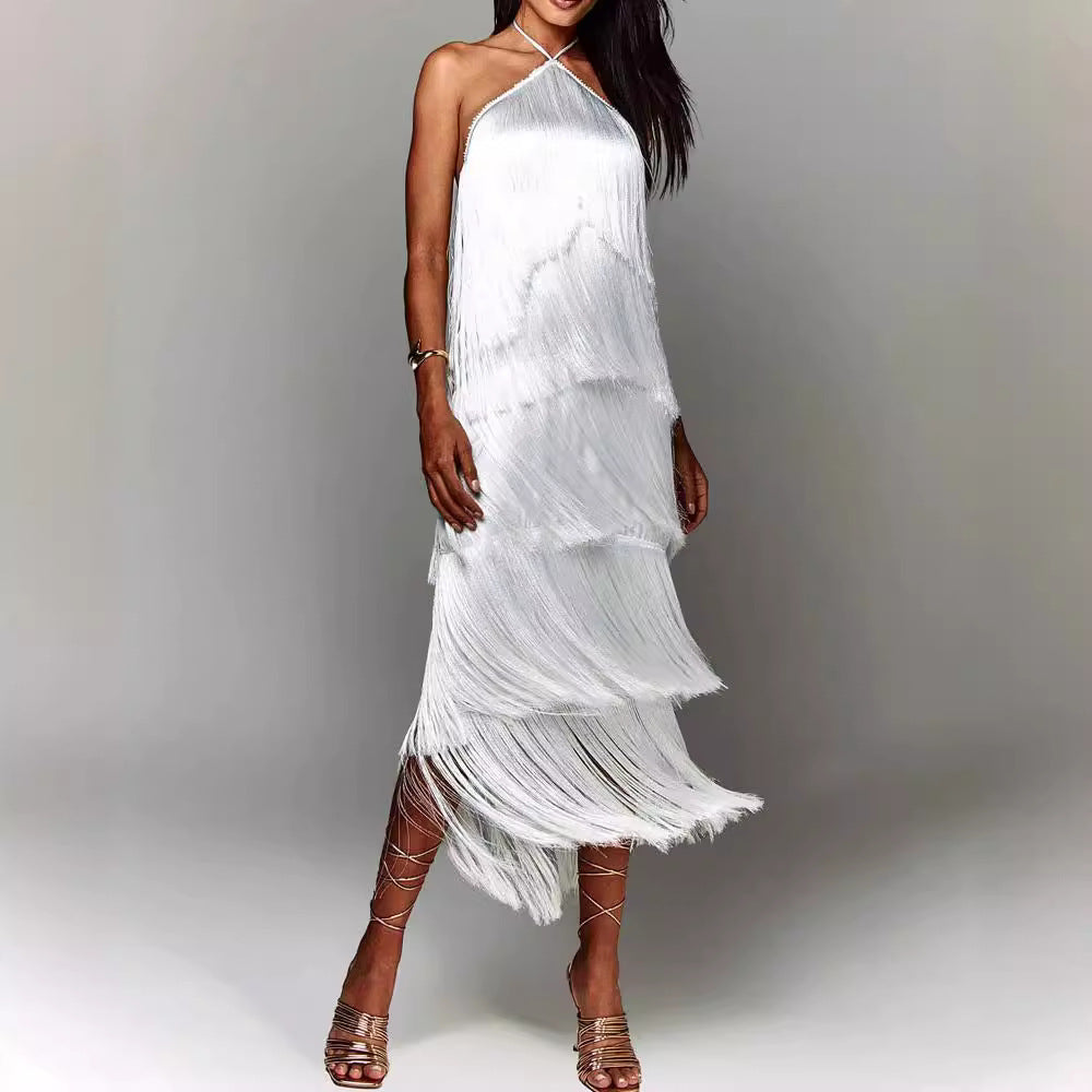 Eva - Dress With Tassels