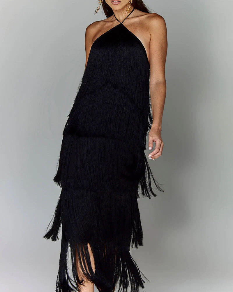 Eva - Dress With Tassels