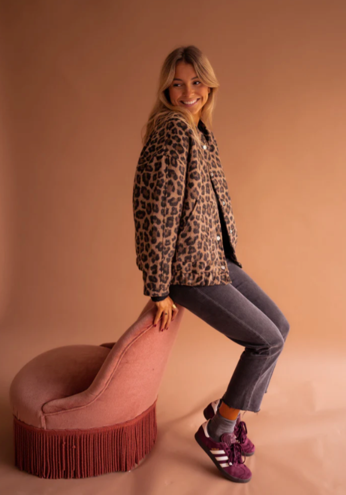 Leoona - Leopard Bomber Jacket