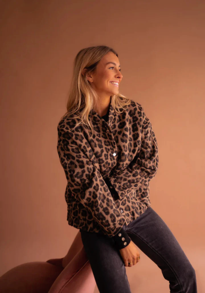 Leoona - Leopard Bomber Jacket