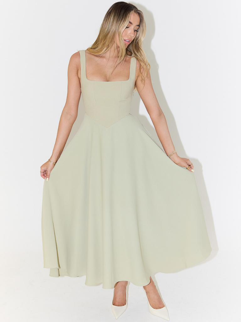 Zinovia - Stylish Sleeveless Dress