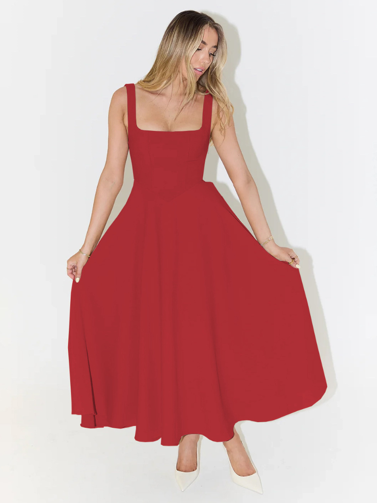 Zinovia - Stylish Sleeveless Dress