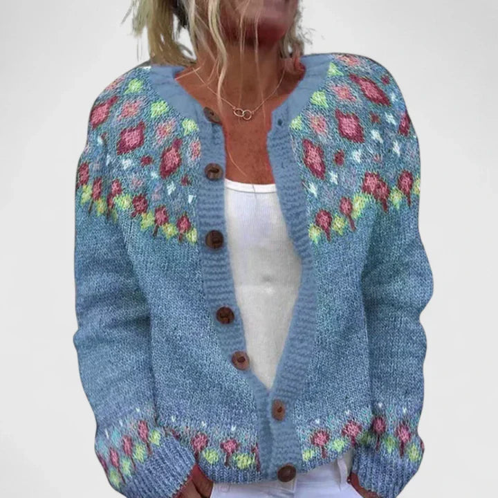 Ismena - Button Front Knitted Cardigan