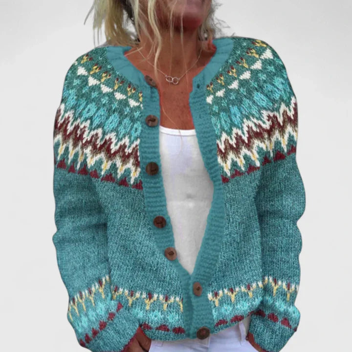 Ismena - Button Front Knitted Cardigan